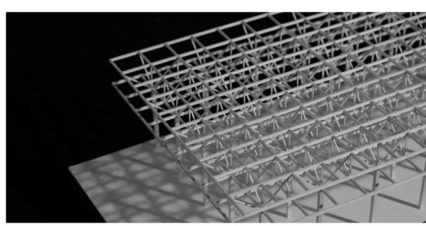Tragwerksausschnitt / Modell